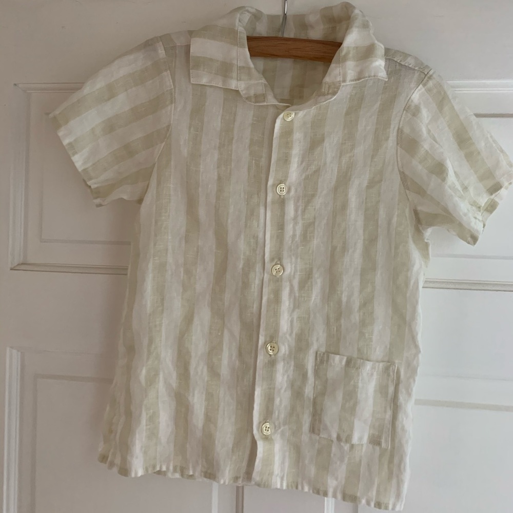 Mabo linen button down size 8/9